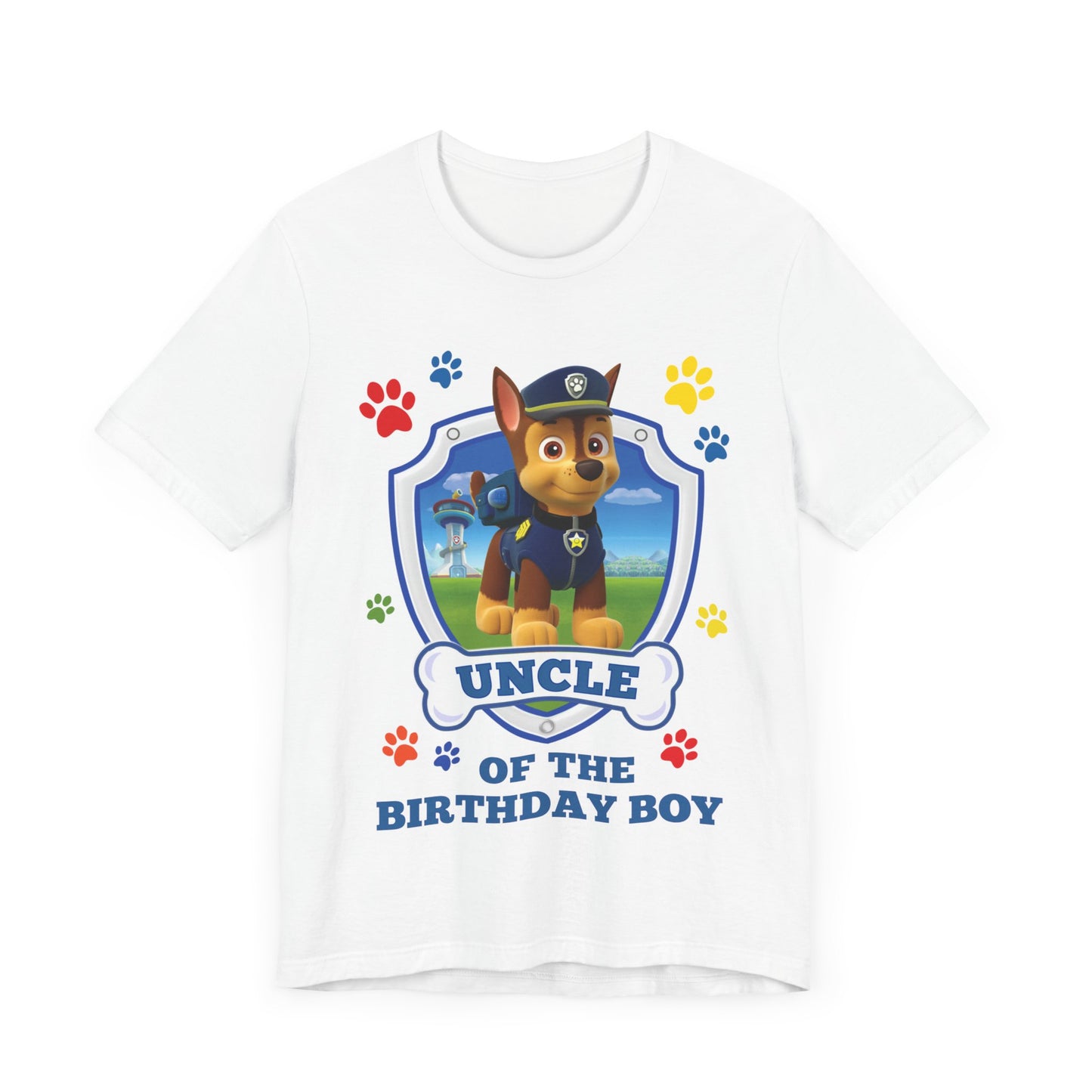 Uncle of the Birthday Boy Jersey Short Sleeve Tee
