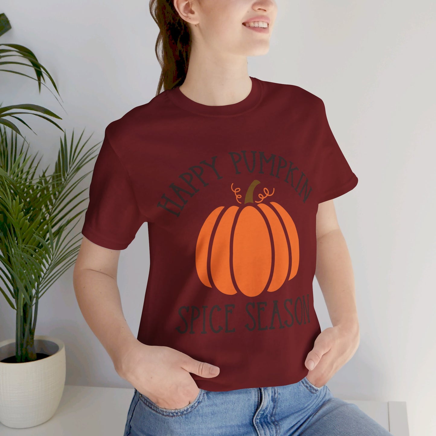 Happy Pumpkin Spice Season Jersey Short Sleeve Tee