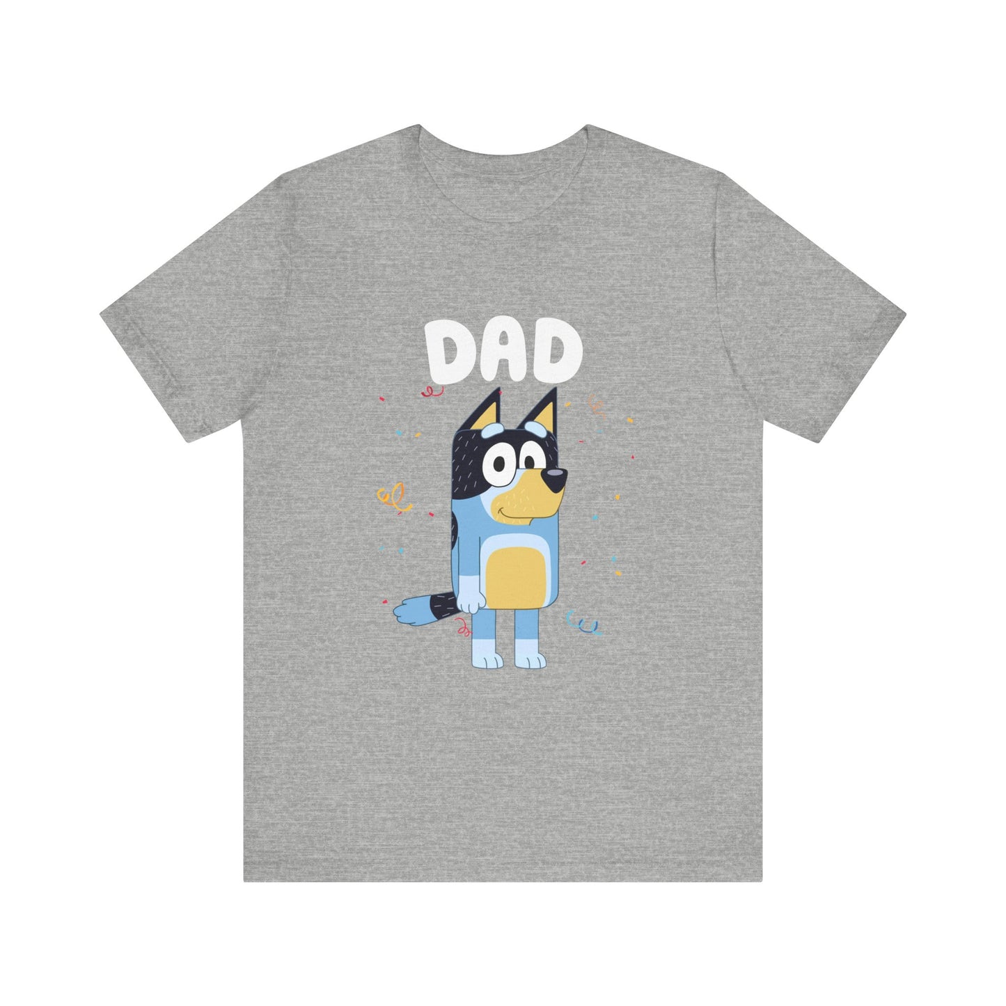 Dad Bluey Birthday Short sleeve Tshirt