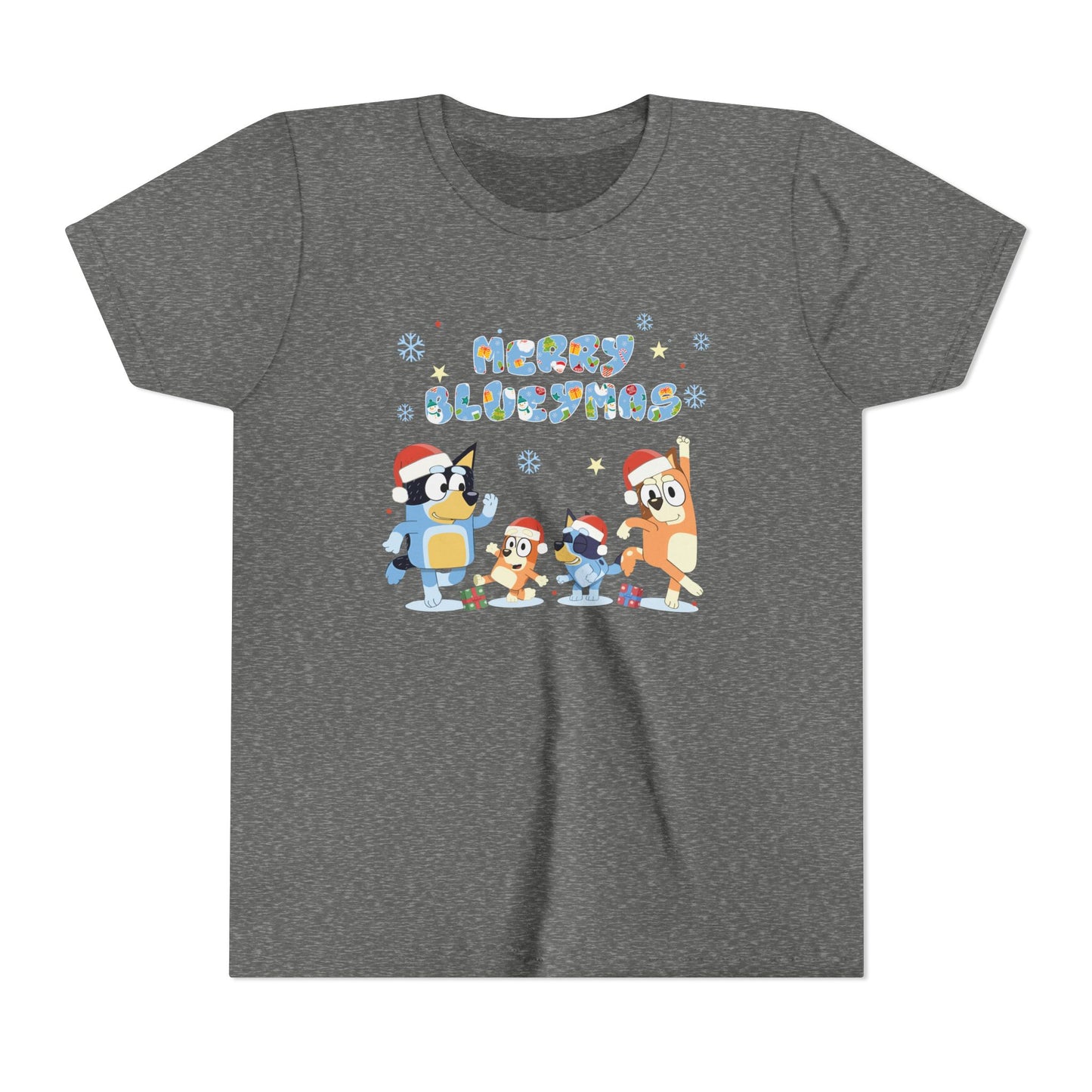 Merry Blue-y-mas Youth Short Sleeve Tee