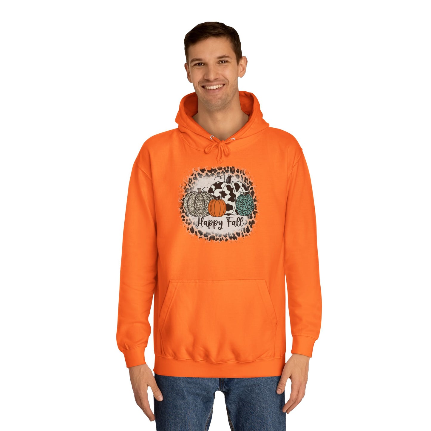 Happy Fall College Hoodie