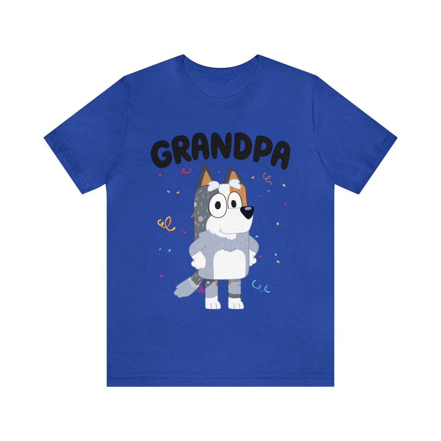 Grandpa Bluey Birthday Short sleeve Tshirt