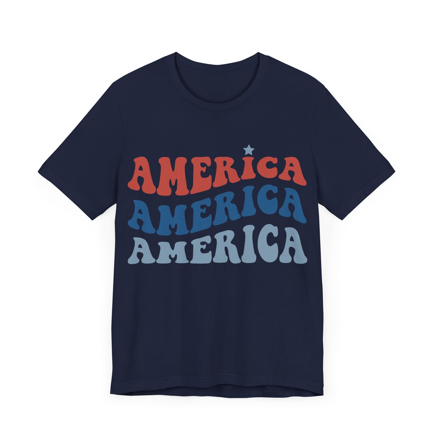 AMERICA Jersey Short Sleeve Tee