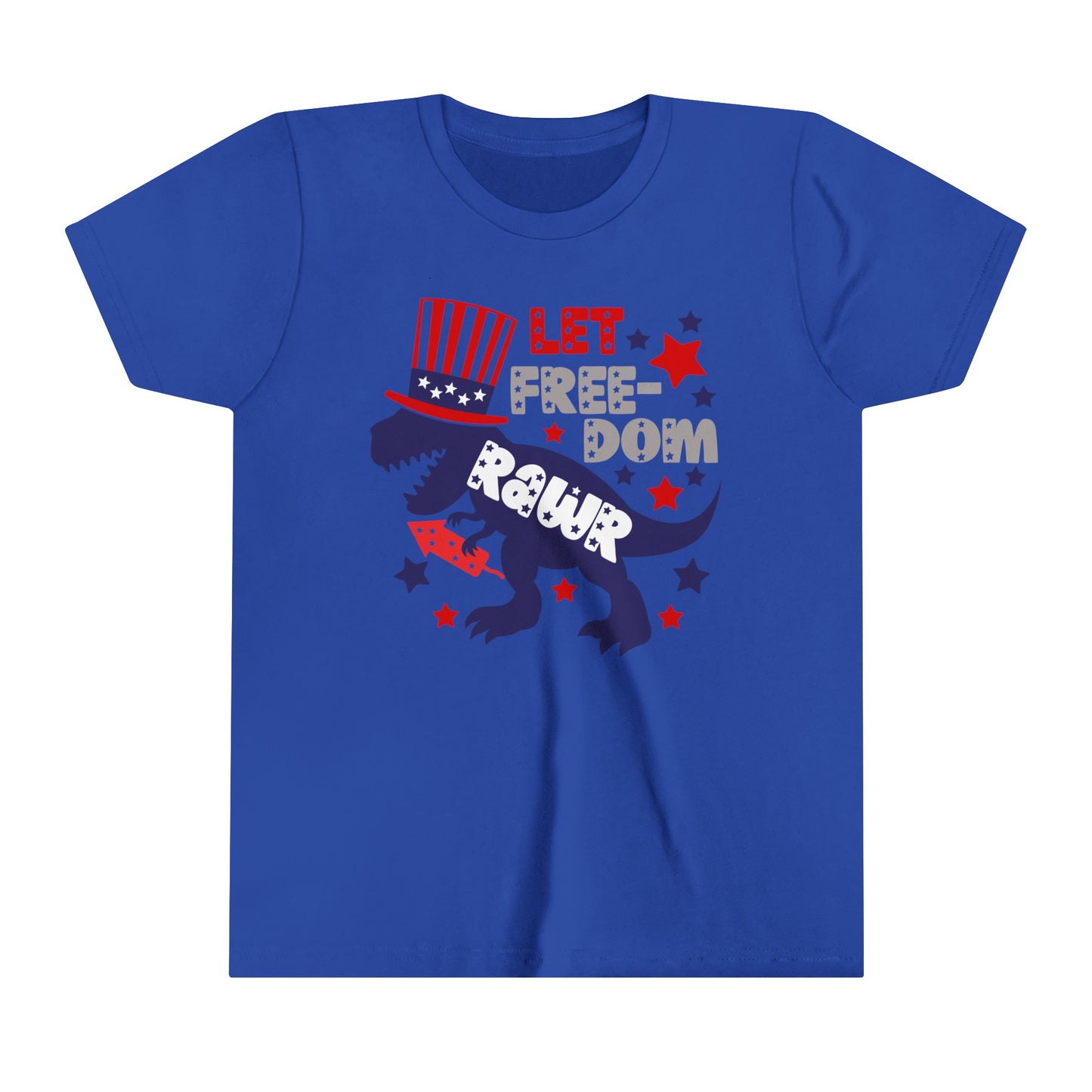 Let Freedom Roar Youth Short Sleeve Tee
