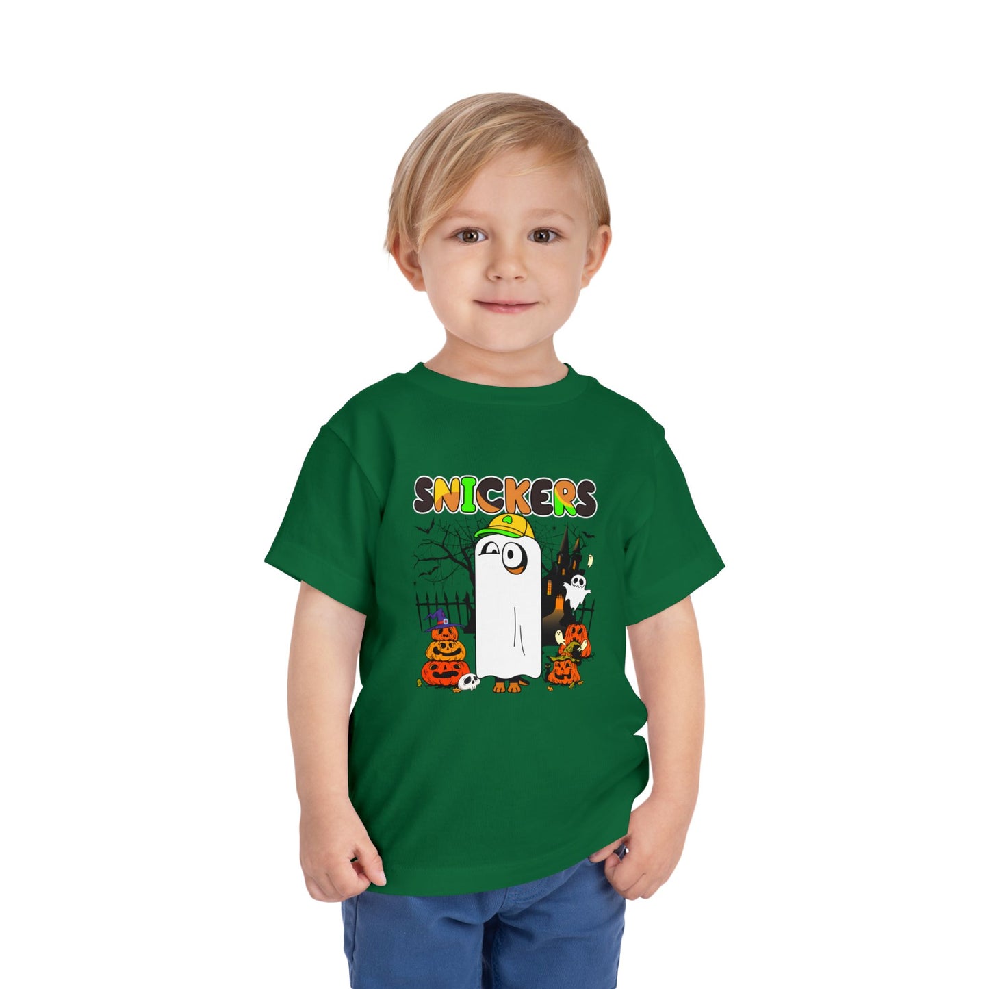 Snickers Ghost Toddler Short Sleeve Tee