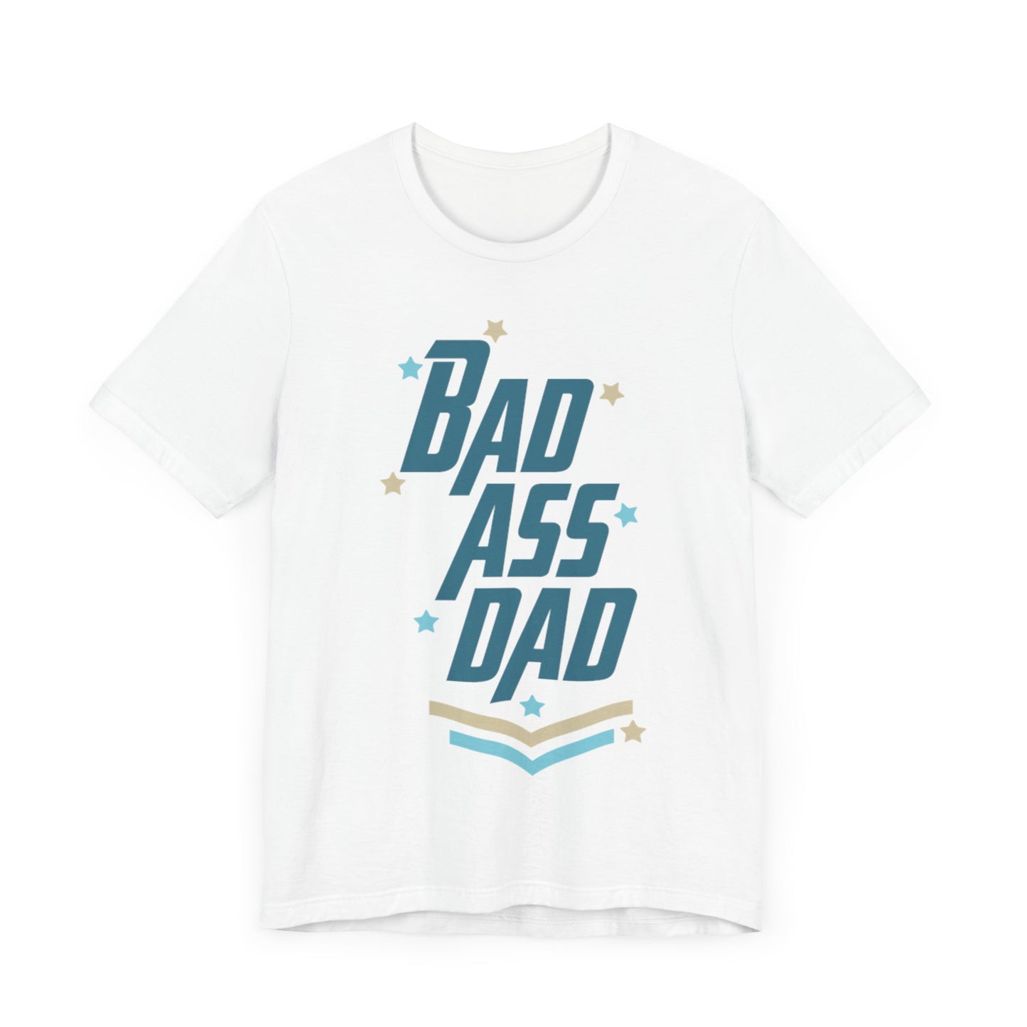 Bad Ass Dad Jersey Short Sleeve Tee