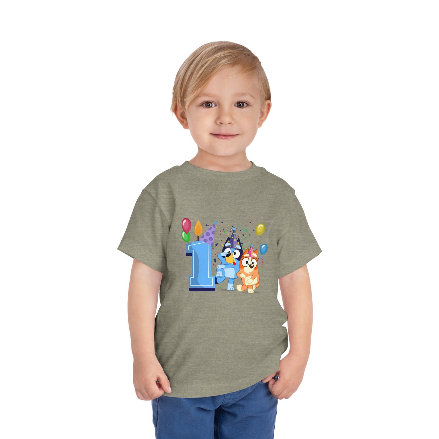 1st Birthday Toddler Short Sleeve Tee