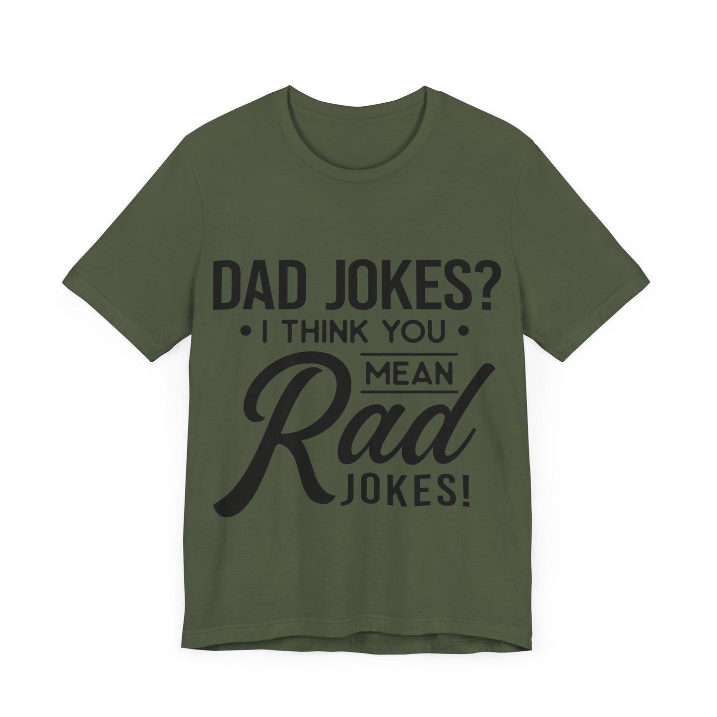 Dad Jokes Jersey Short Sleeve Tee