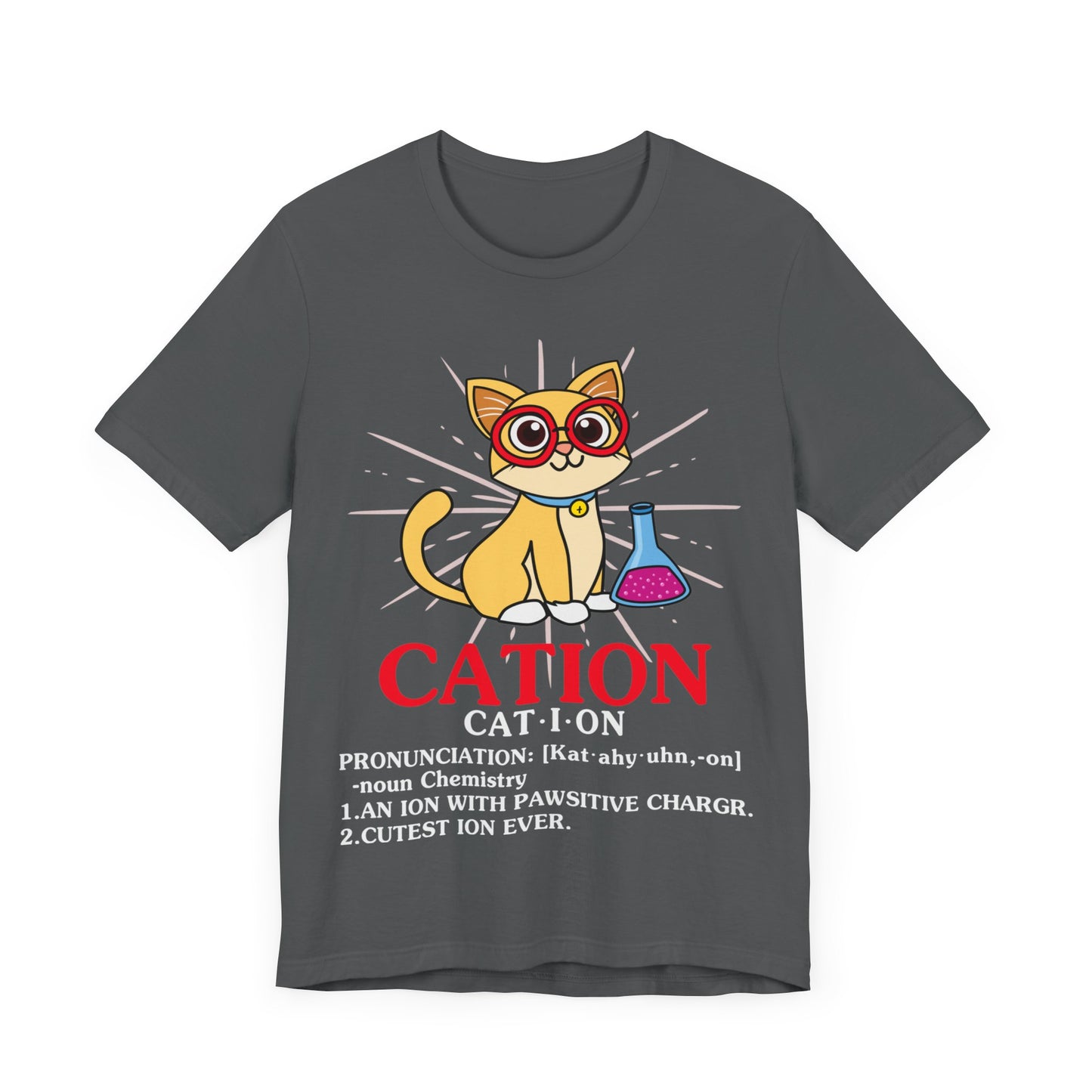 Cat-I-On (Cation) Definition Jersey Short Sleeve Tee