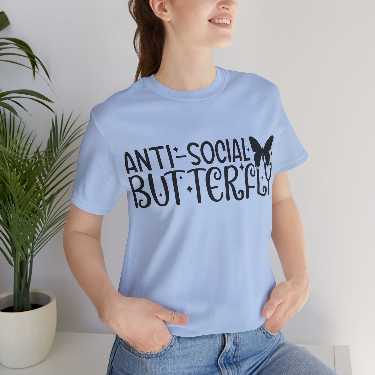 Anti-Social Butterfly Short Sleeve Tee