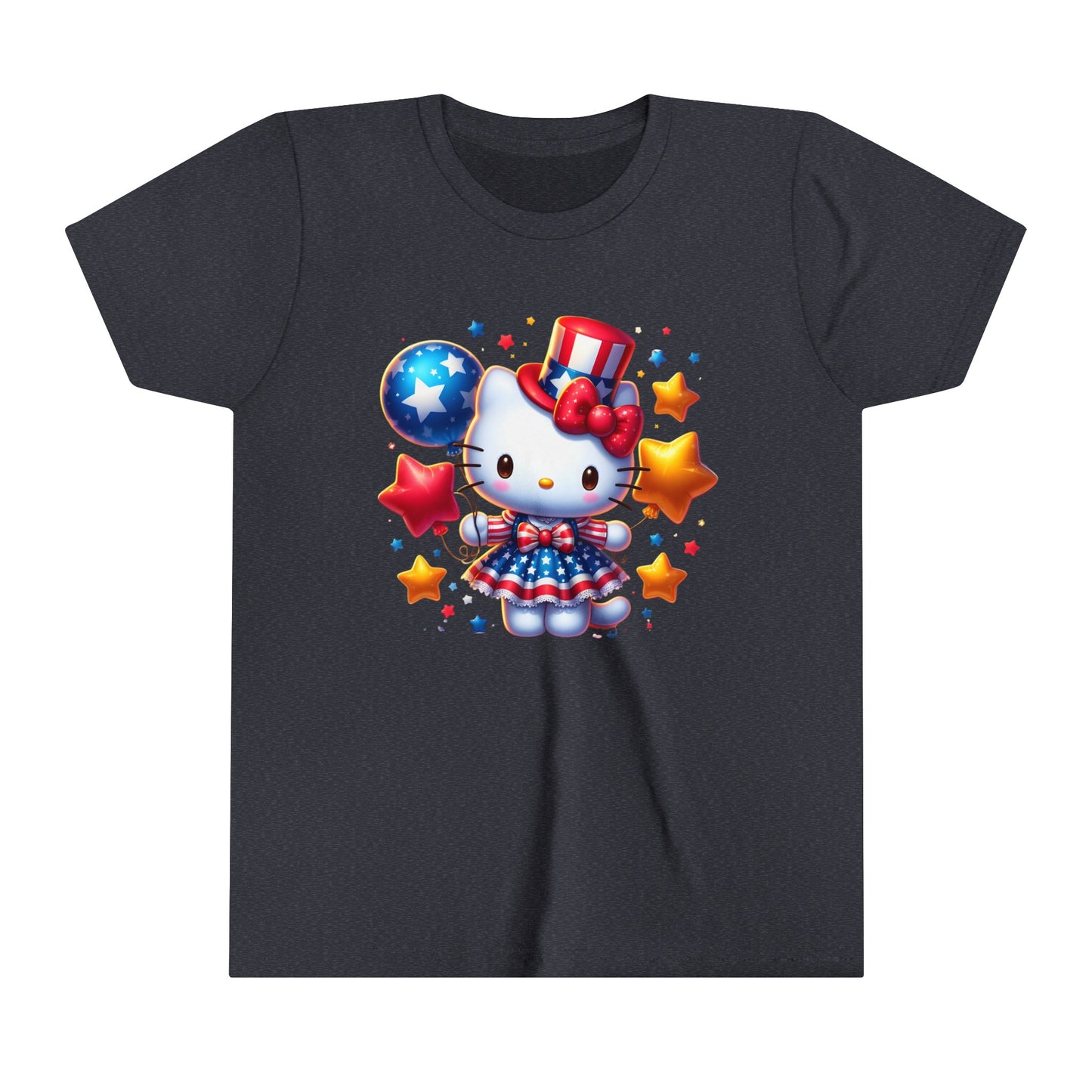 Balloons Hello Kitty Youth Short Sleeve Tee