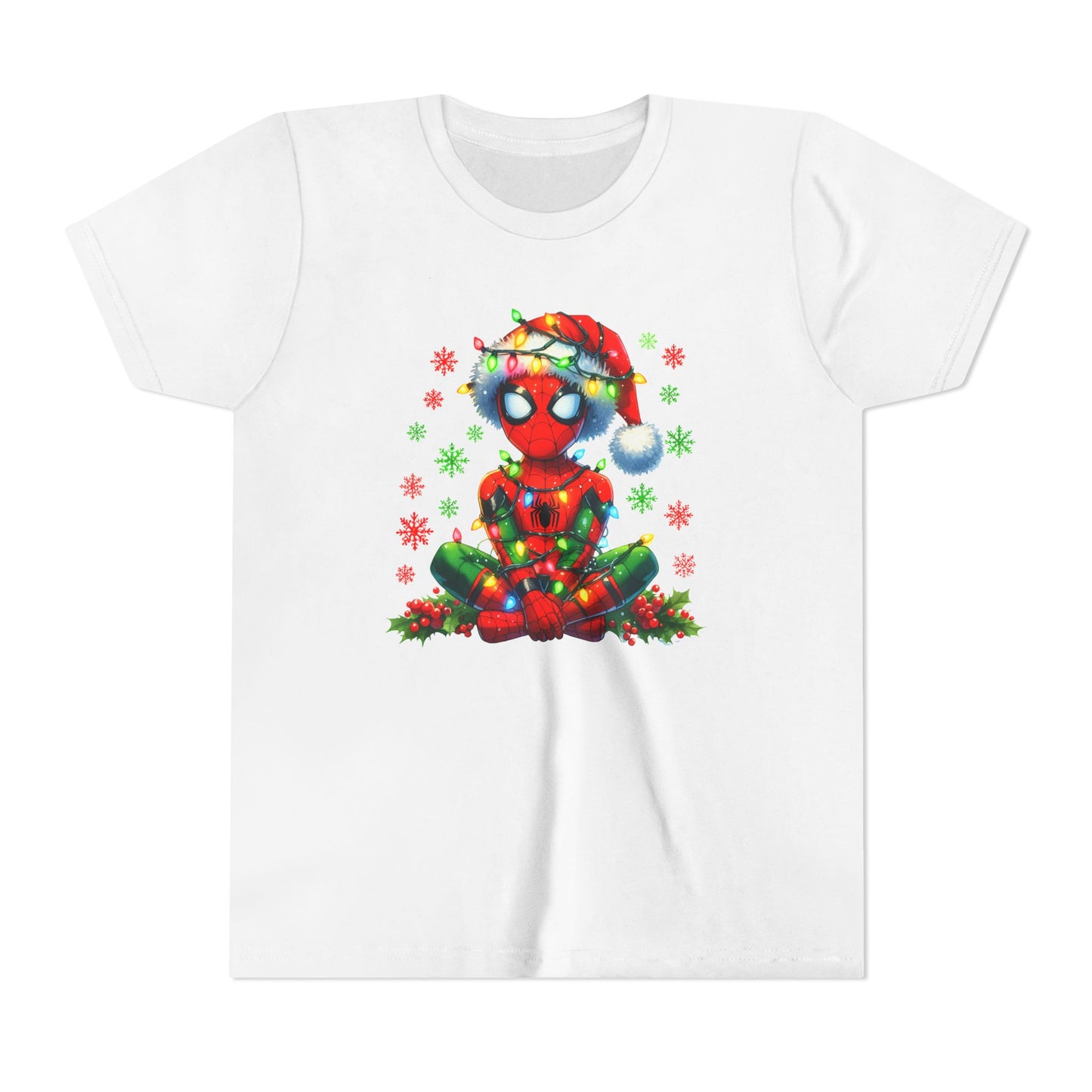 Spidey Christmas Youth Short Sleeve Tee
