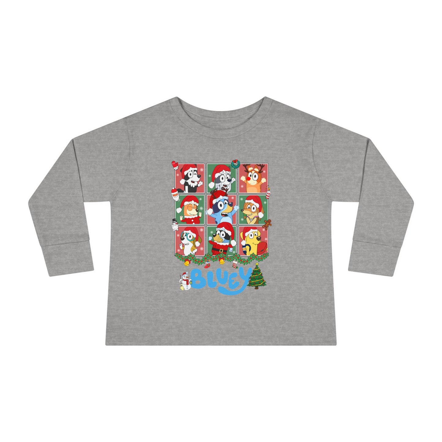 Christmas Polaroids Toddler Long Sleeve Tee