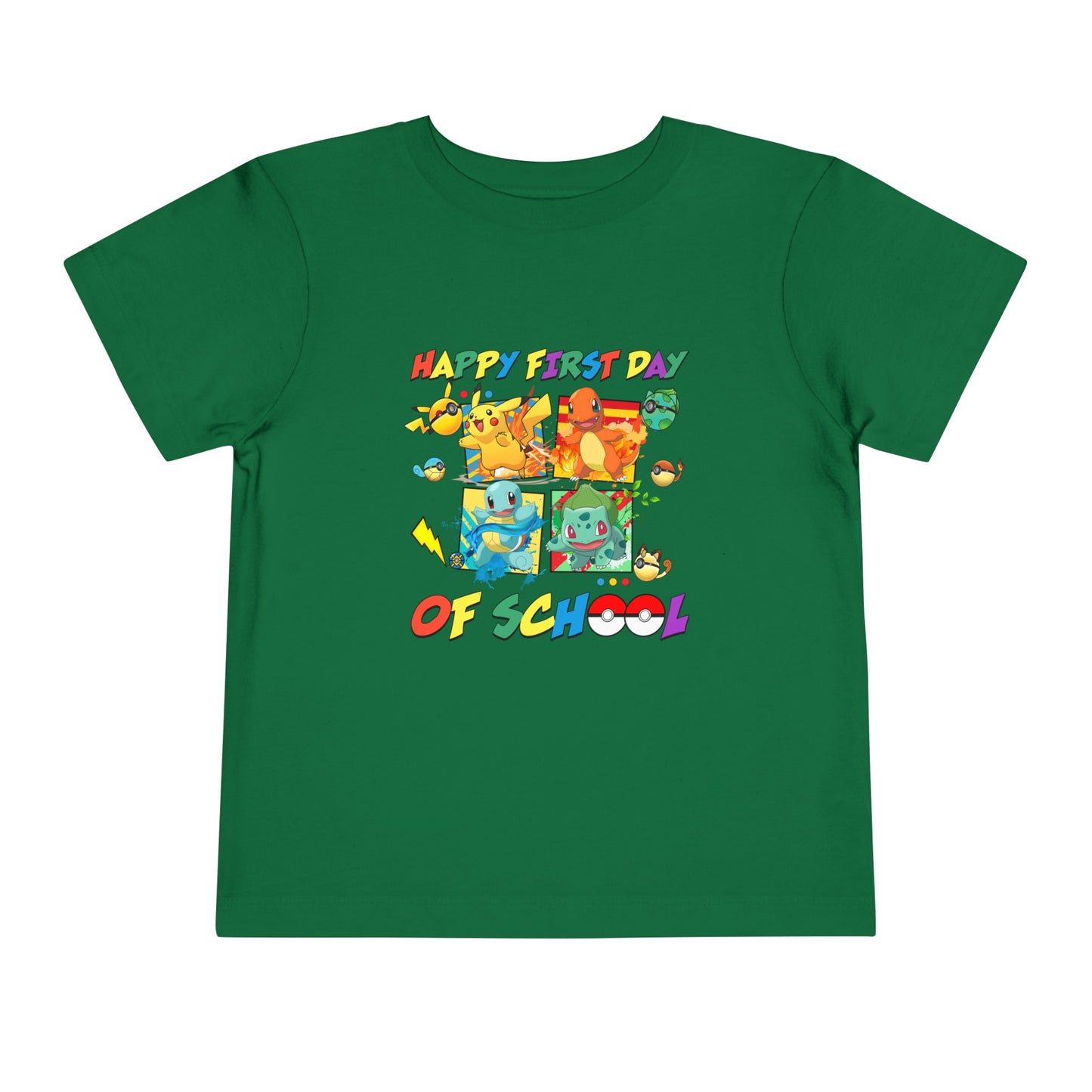 Happy First Day of School Toddler Short Sleeve Tee
