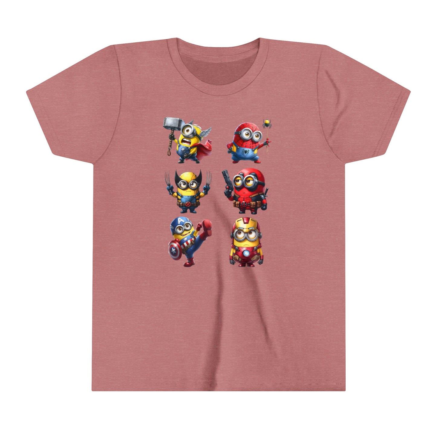 Marvel minions Youth Short Sleeve Tee