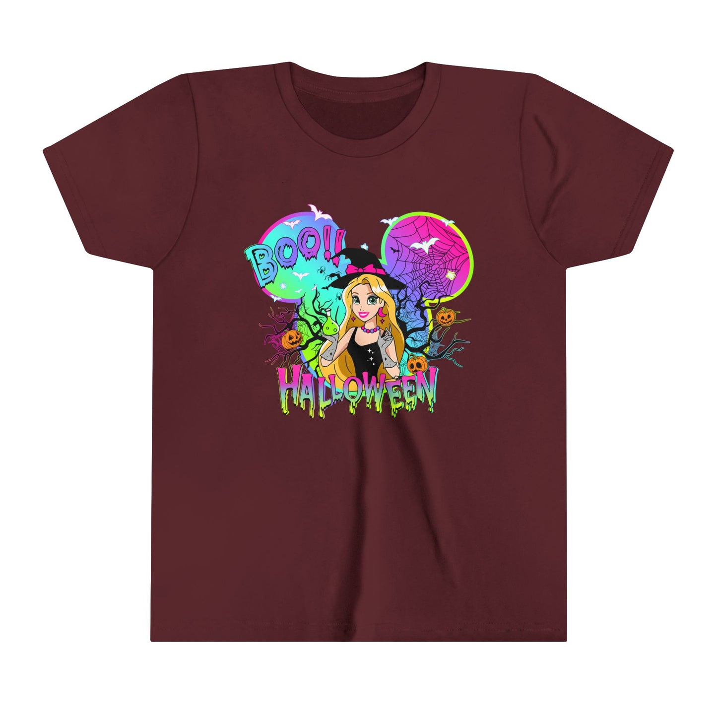 Rapunzel Boo! Halloween Youth Short Sleeve Tee