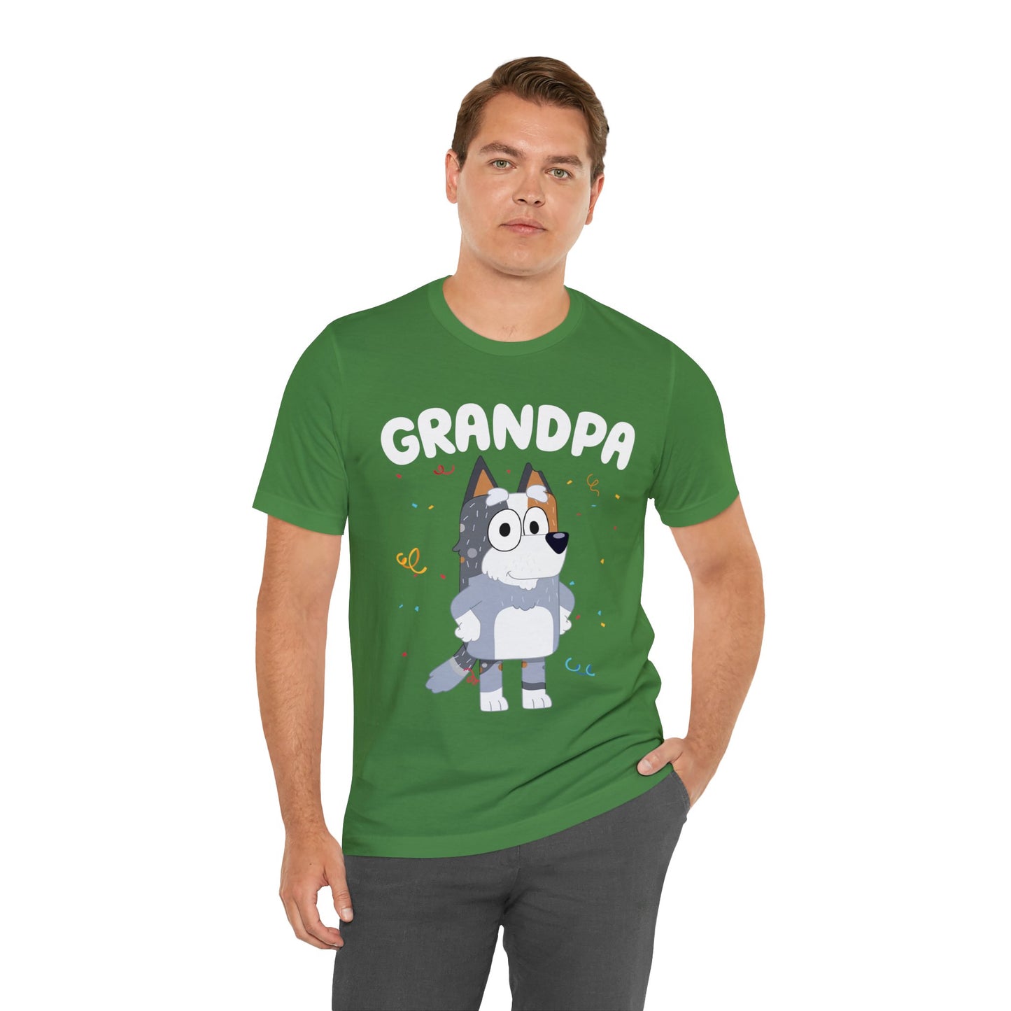 Grandpa Bluey Birthday Short sleeve Tshirt