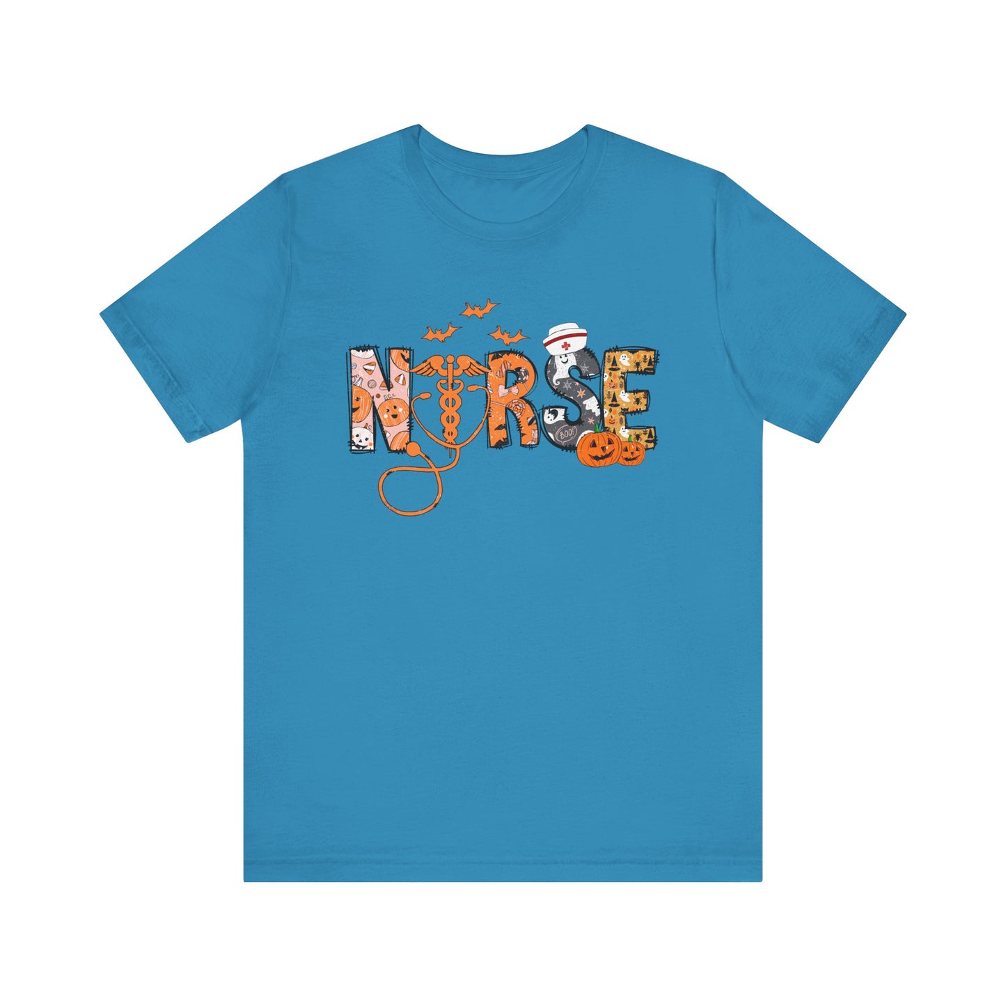 Nurse Halloween Jersey Short Sleeve Tee