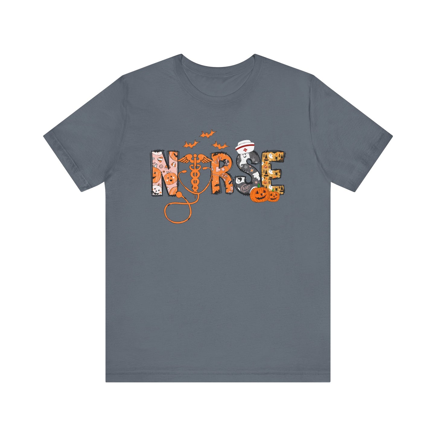 Nurse Halloween Jersey Short Sleeve Tee