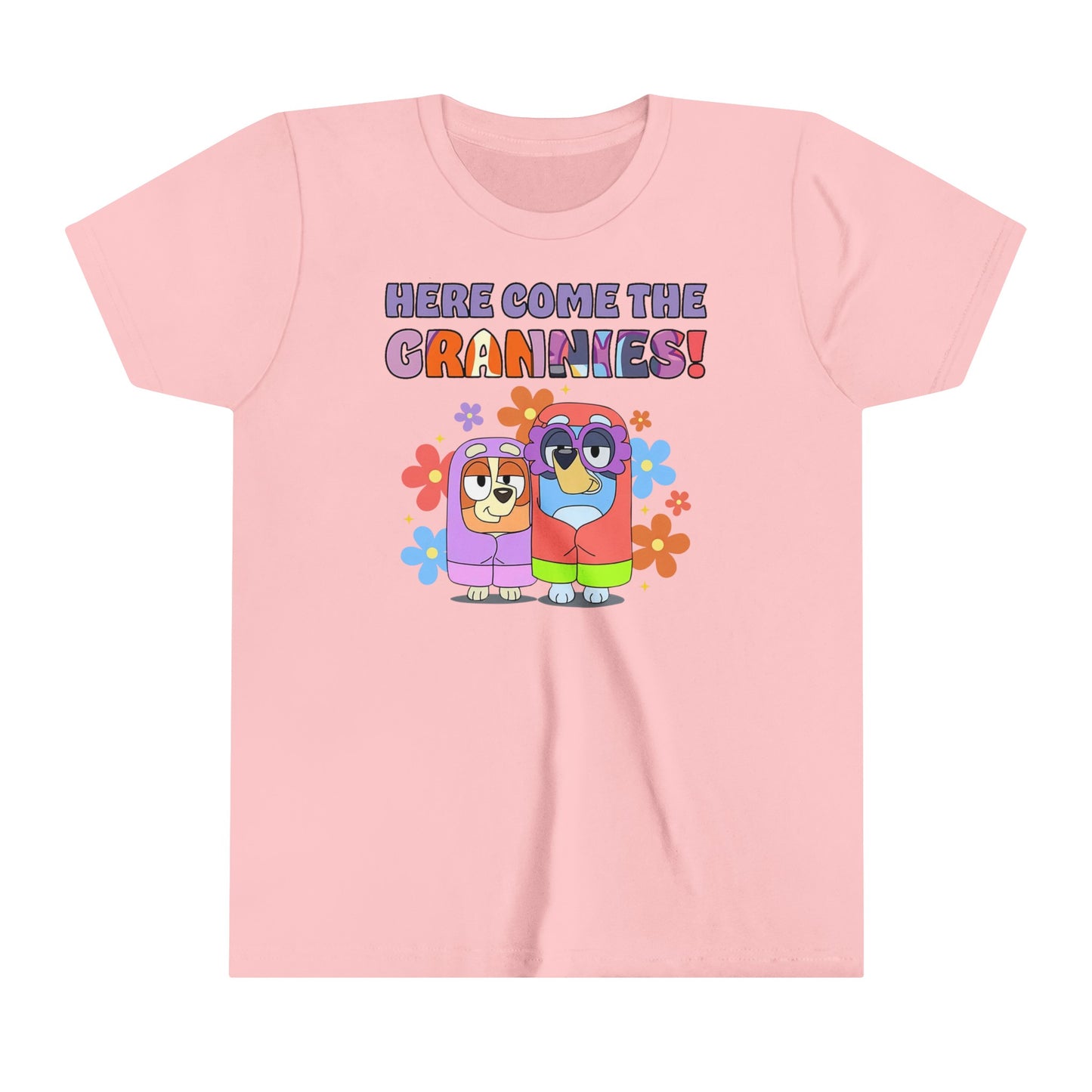 Here Come the Grannies Youth Short Sleeve Tshirt