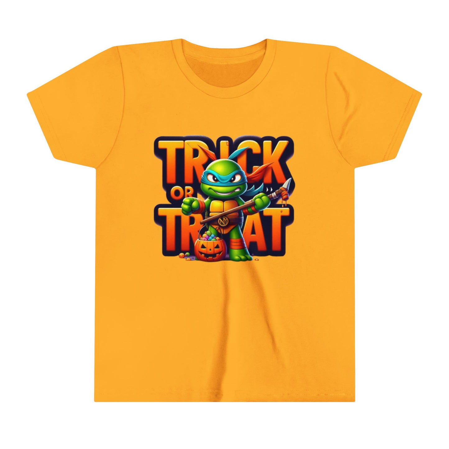 Trick or Treat Ninja Turtle Youth Short Sleeve Tee