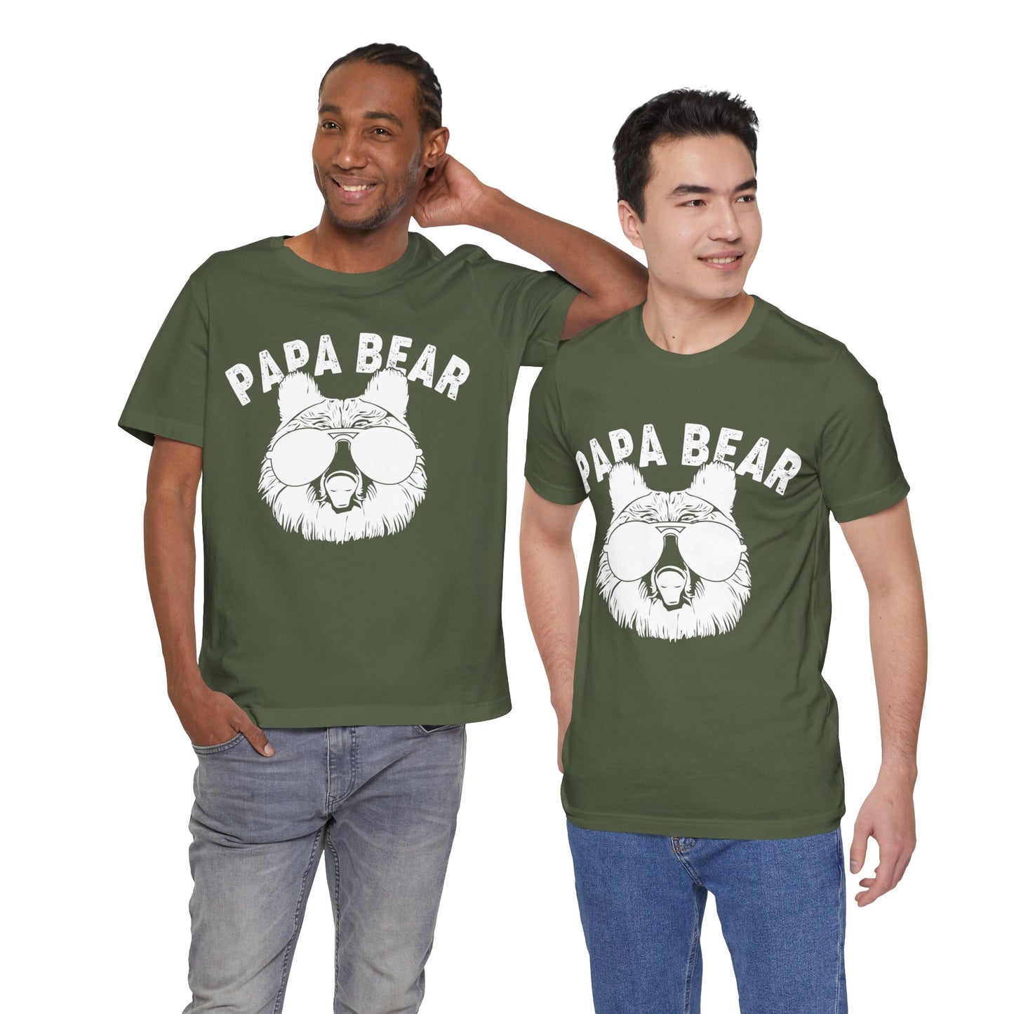 Papa Bear Jersey Short Sleeve Tee