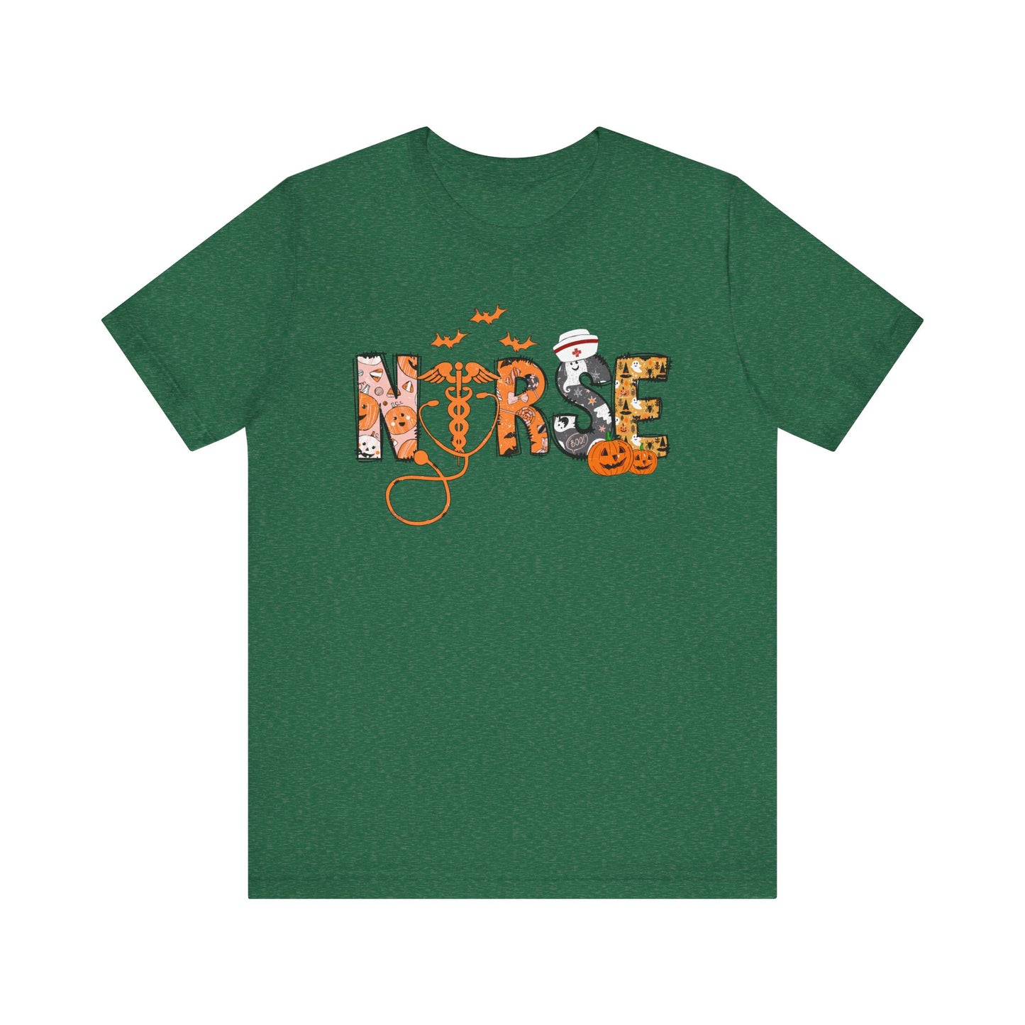 Nurse Halloween Jersey Short Sleeve Tee