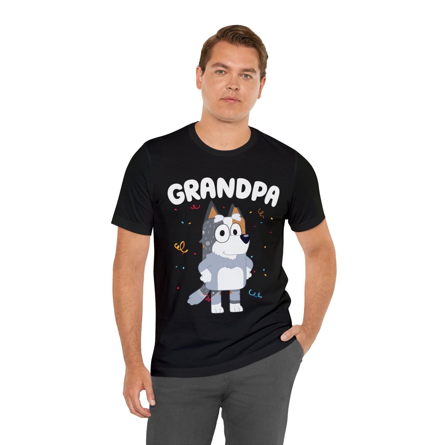 Grandpa Bluey Birthday Short sleeve Tshirt