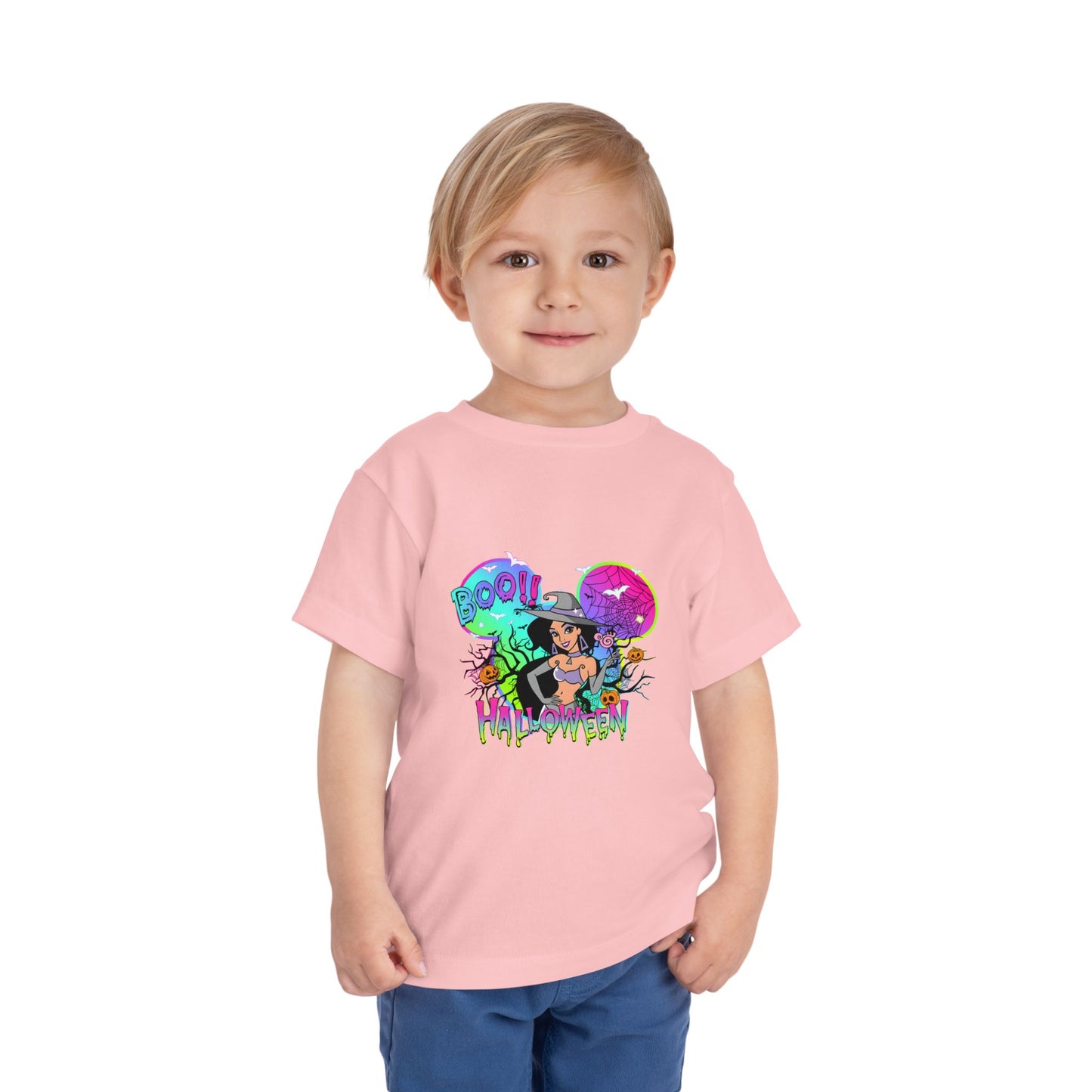 Jasmine Boo! Halloween Toddler Short Sleeve Tee