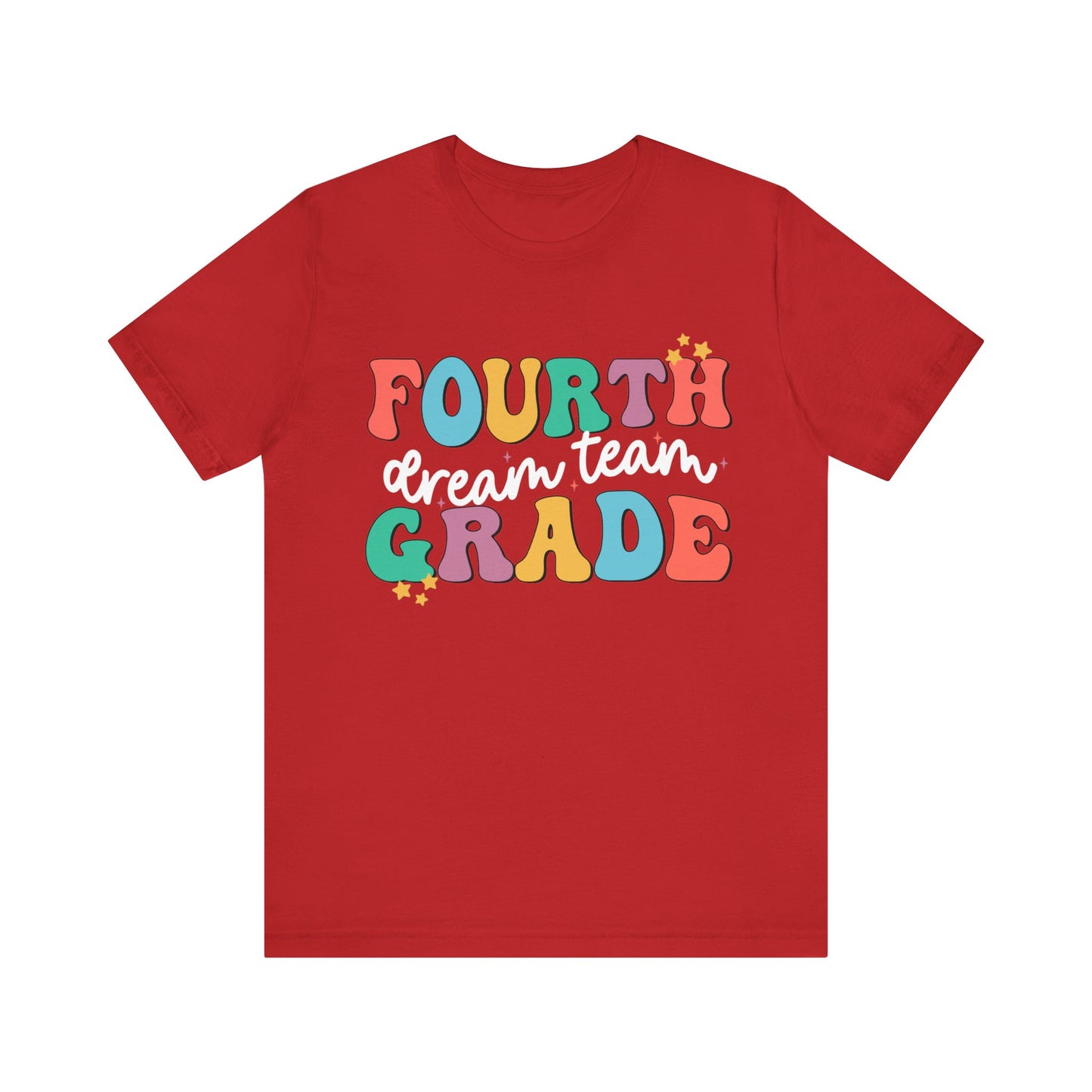 Fourth Grade Dream Team Jersey Short Sleeve Tee