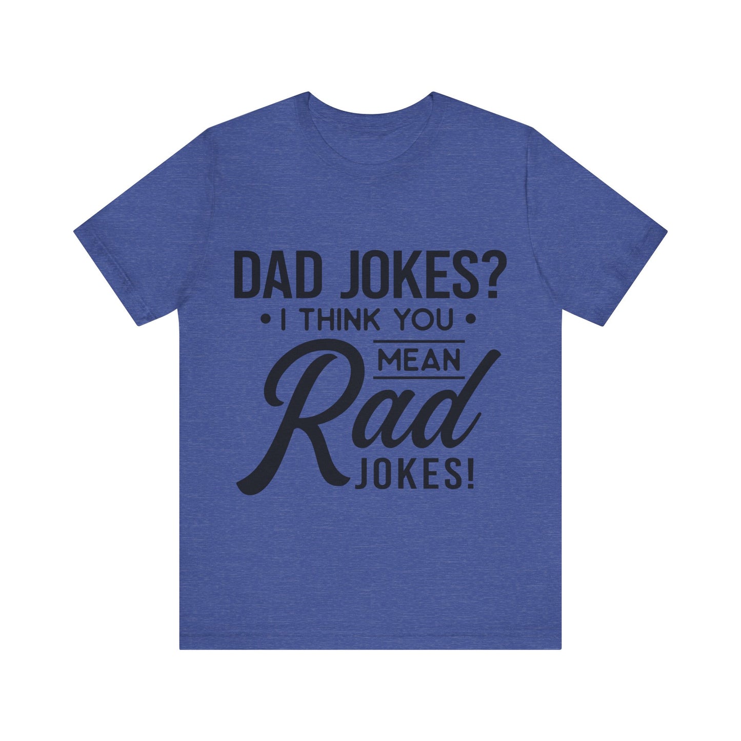 Dad Jokes Jersey Short Sleeve Tee