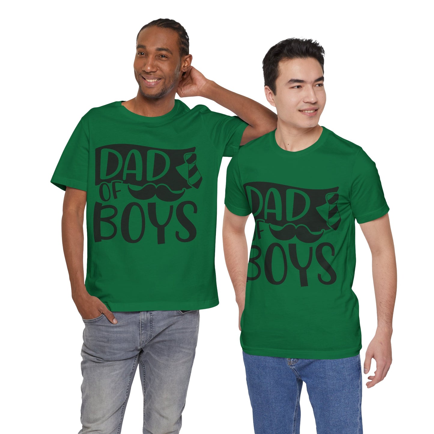 Dad of Boys Jersey Short Sleeve Tee