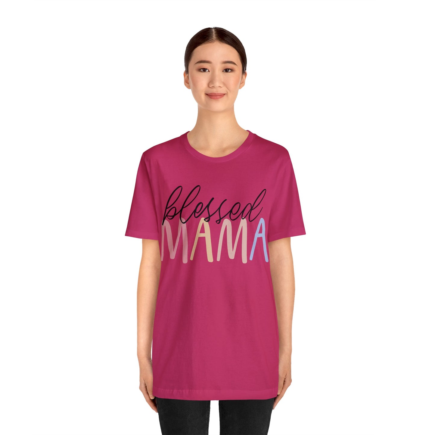 Blessed Mama short sleeve tshirt