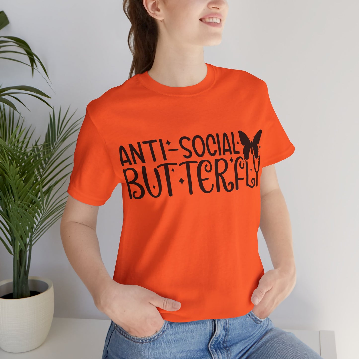 Anti-Social Butterfly Short Sleeve Tee
