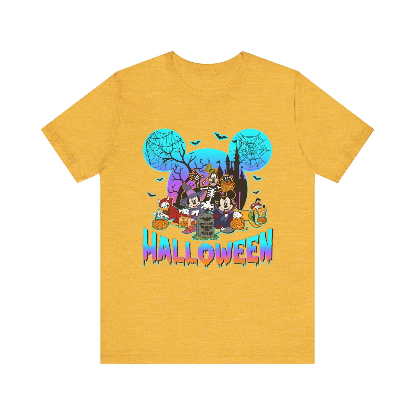 Halloween Mickey and Friends Jersey Short Sleeve Tee