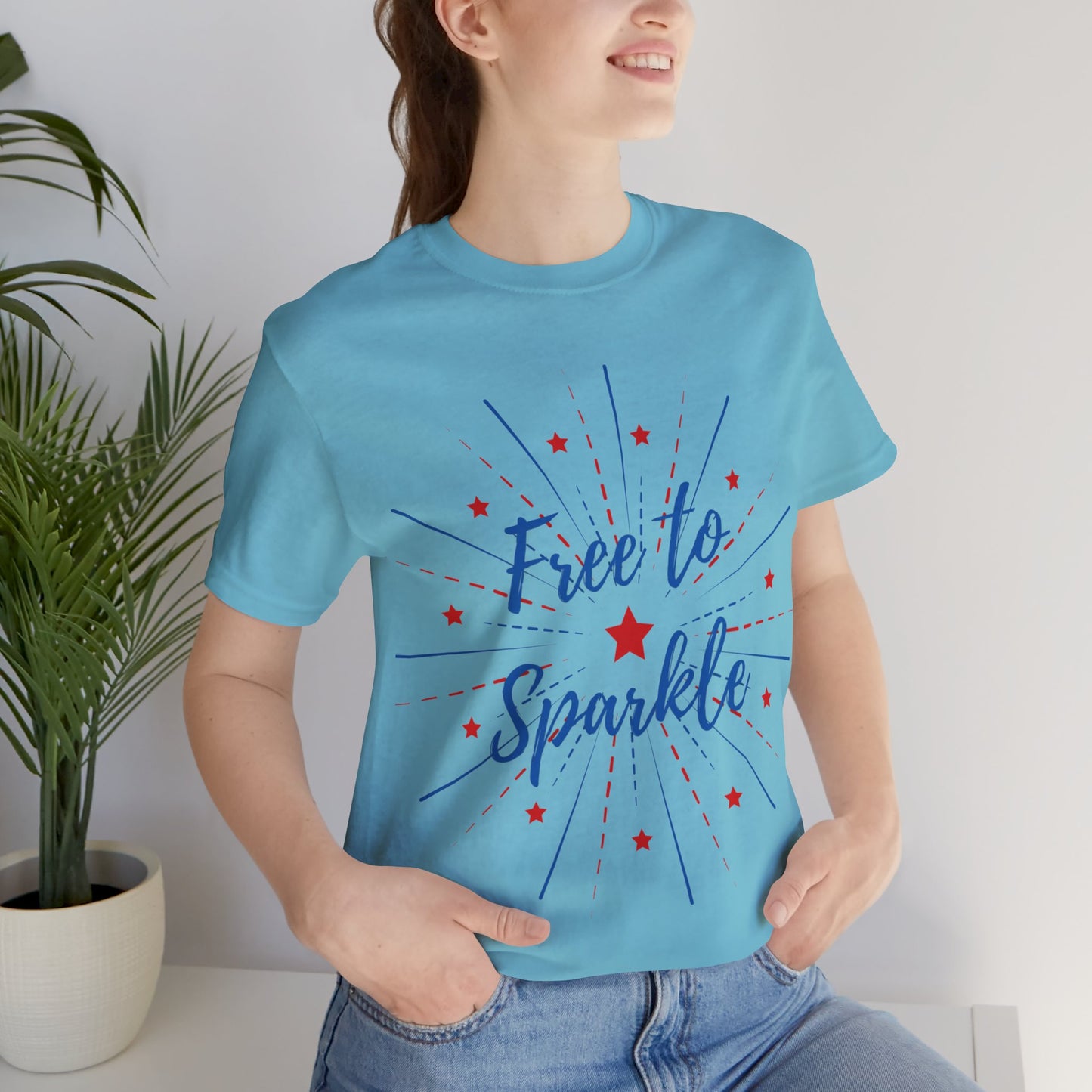 Free to Sparkle Jersey Short Sleeve Tee
