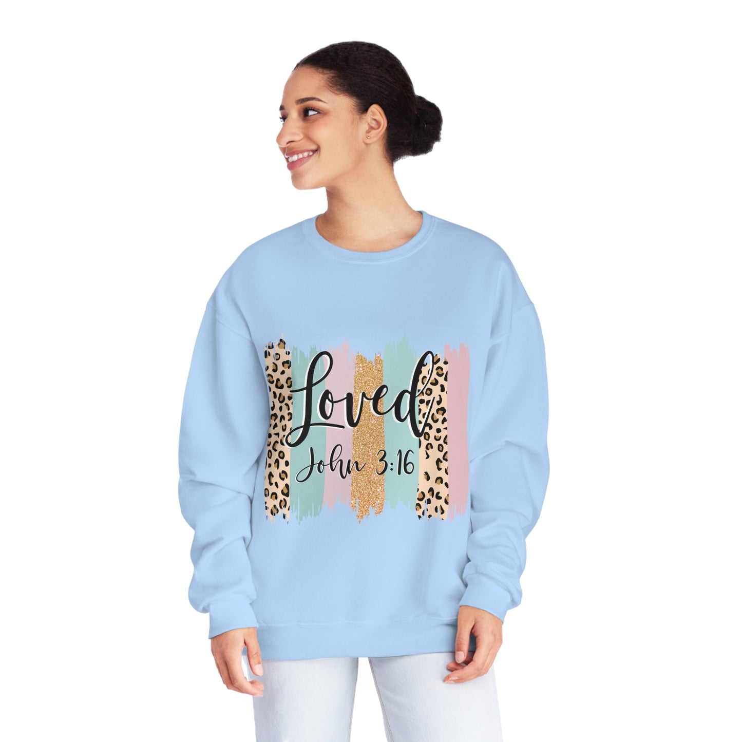 Loved John 3:16 Crewneck Sweatshirt