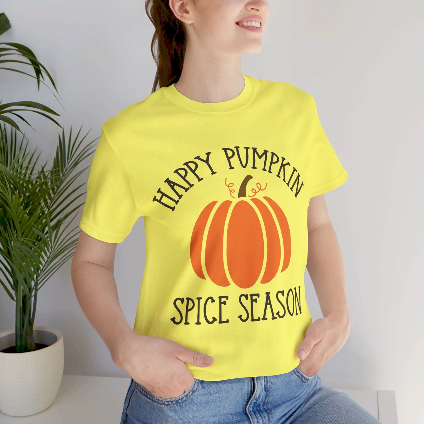 Happy Pumpkin Spice Season Jersey Short Sleeve Tee