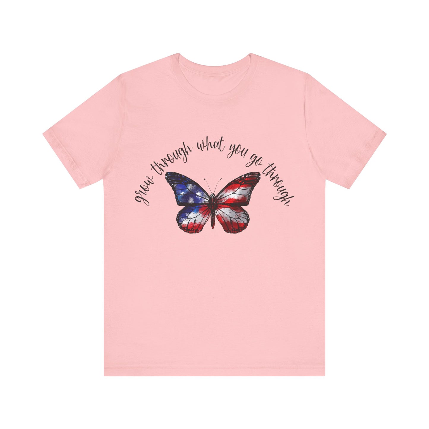 Grow Through What You Go Through Jersey Short Sleeve Tee