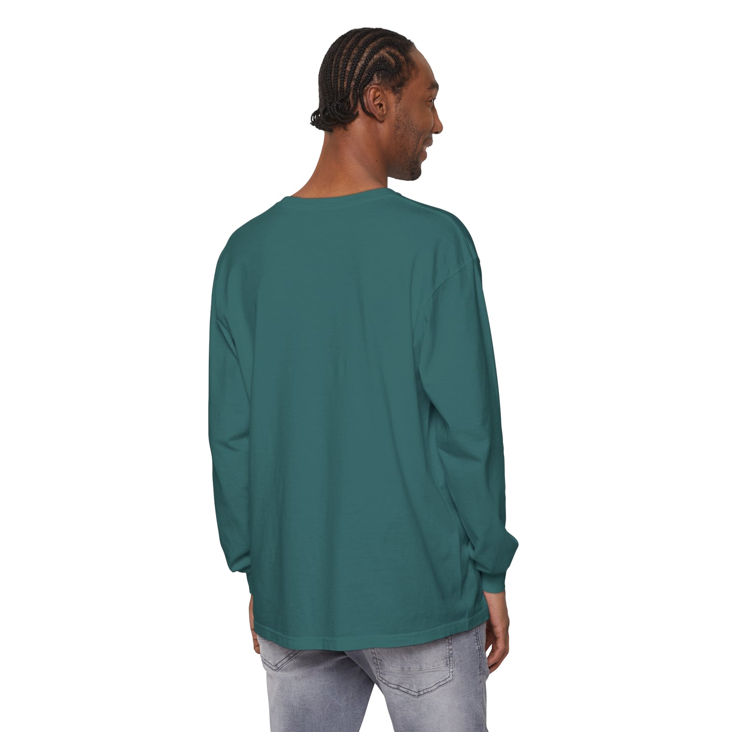 Happy Fall Garment-dyed Long Sleeve T-Shirt