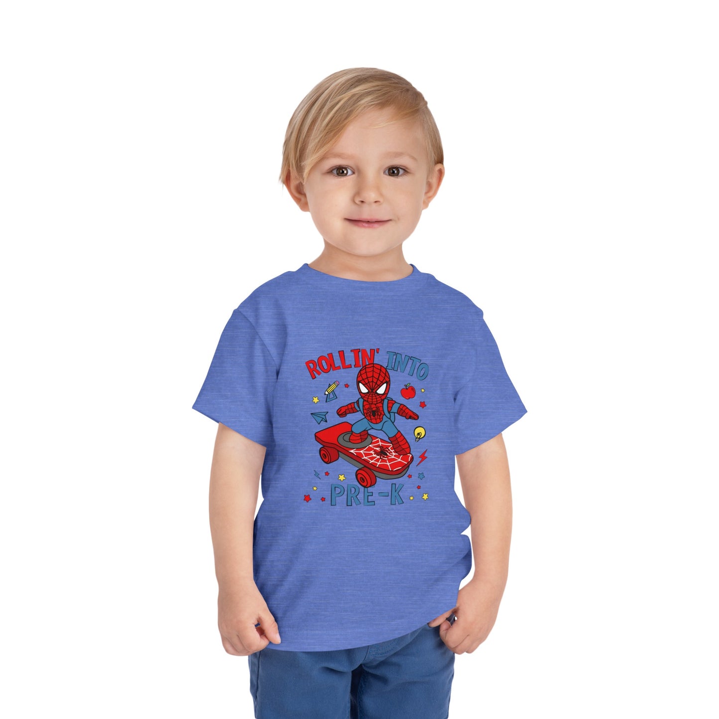 Rollin' Into Pre-K Toddler Short Sleeve Tee