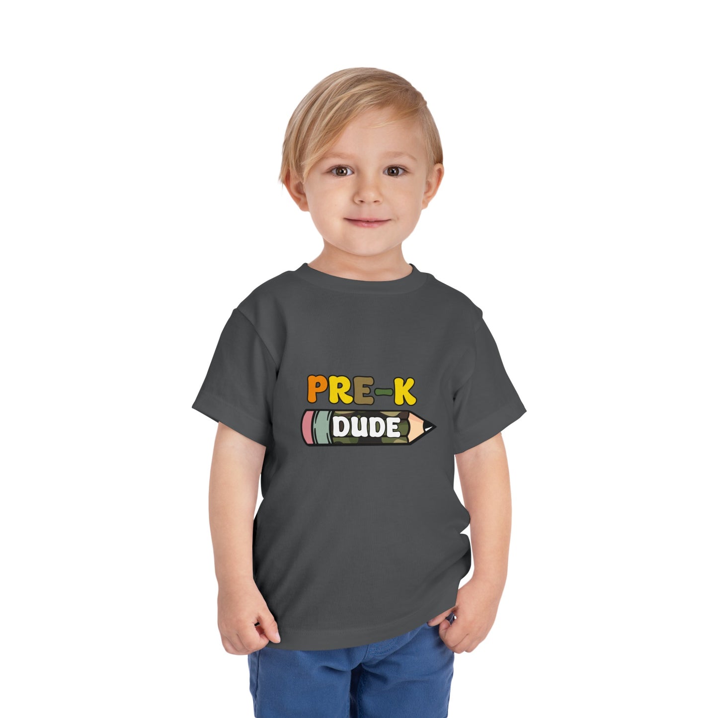 Pre-K Dude Toddler Short Sleeve Tee