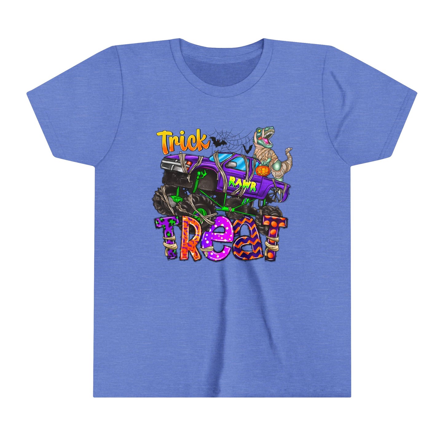 Trick RAWR Treat Youth Short Sleeve Tee