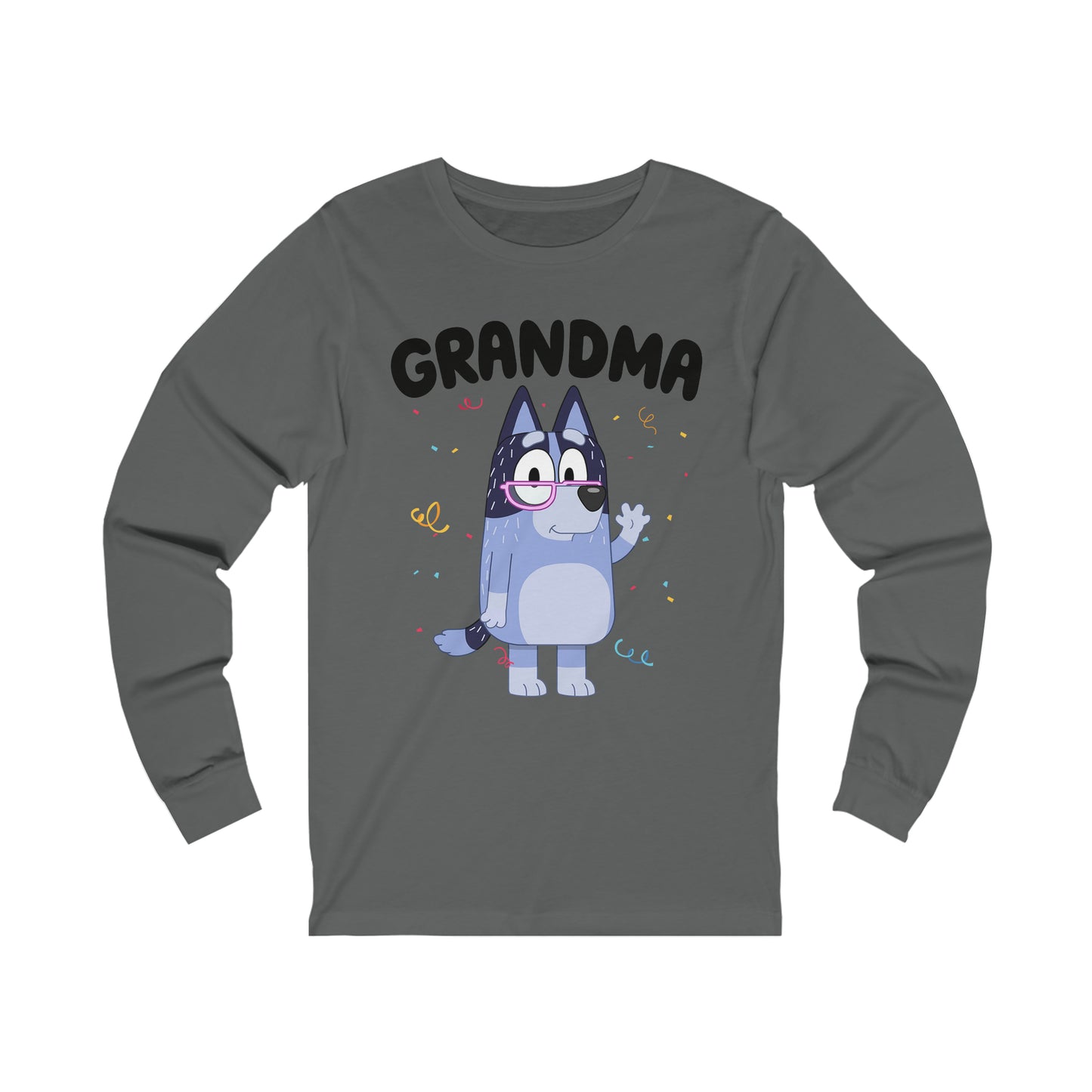 Grandma Bluey Birthday long sleeve Tshirt