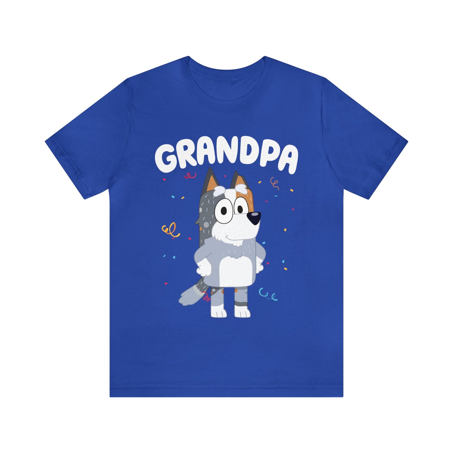 Grandpa Bluey Birthday Short sleeve Tshirt