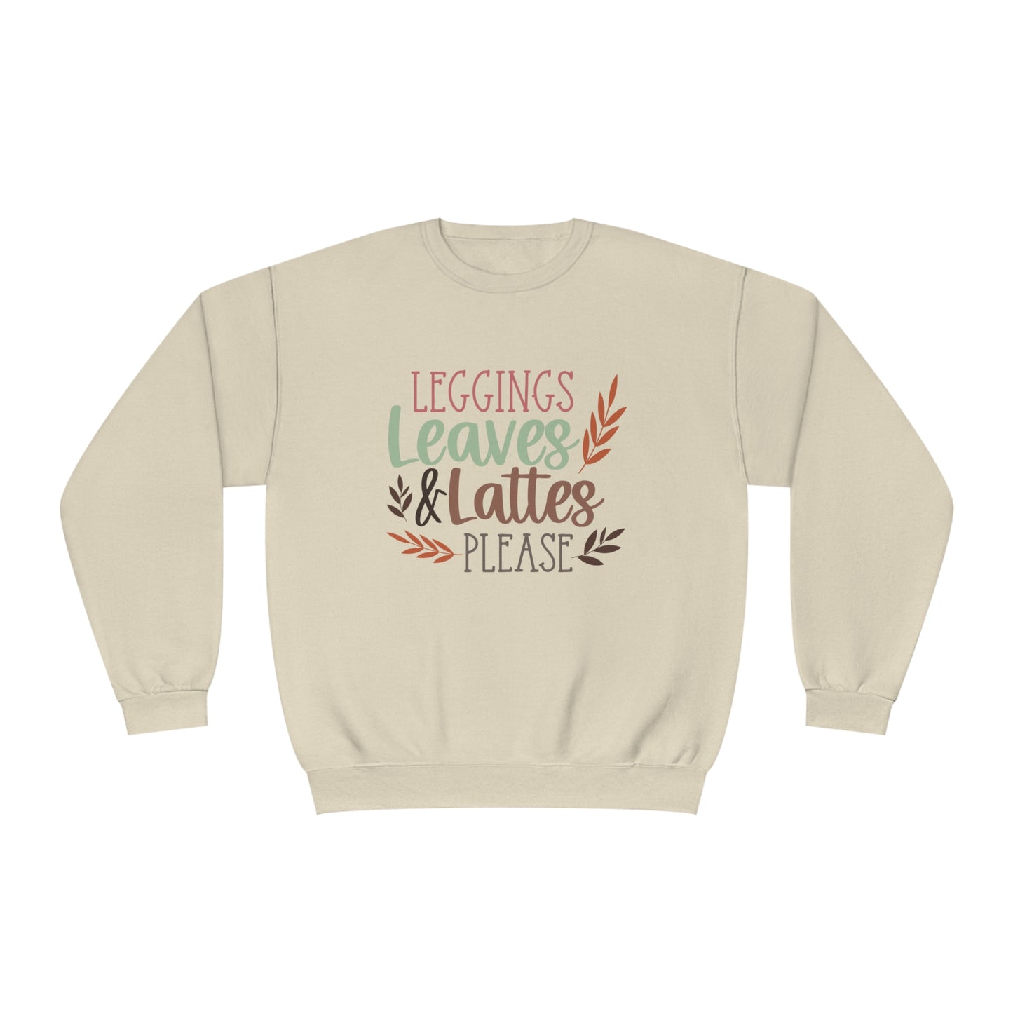 Leggings, Leaves & Lattes Please Crewneck Sweatshirt