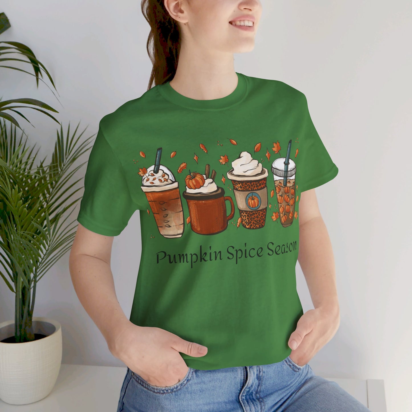 Pumpkin Spice Season Jersey Short Sleeve Tee
