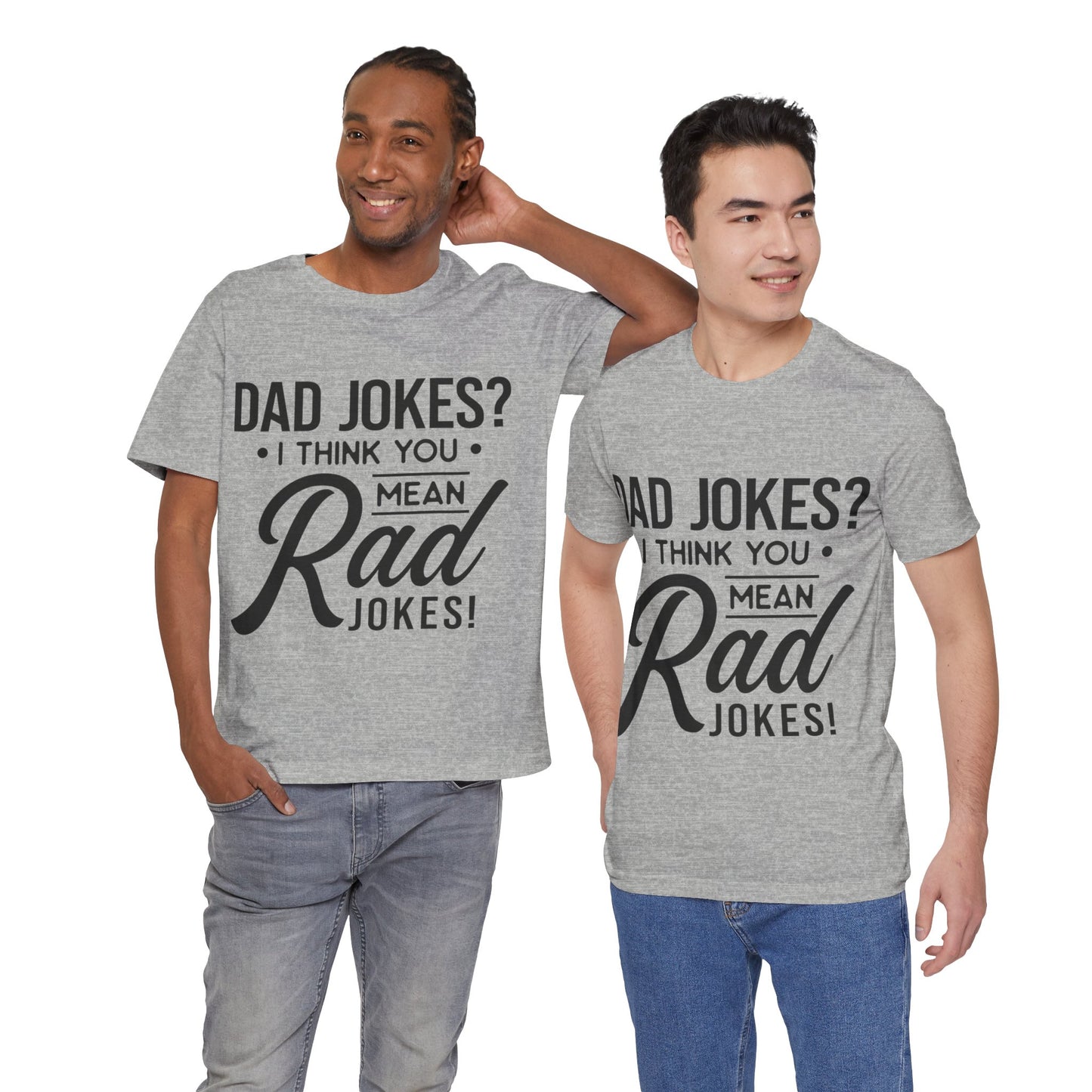 Dad Jokes Jersey Short Sleeve Tee