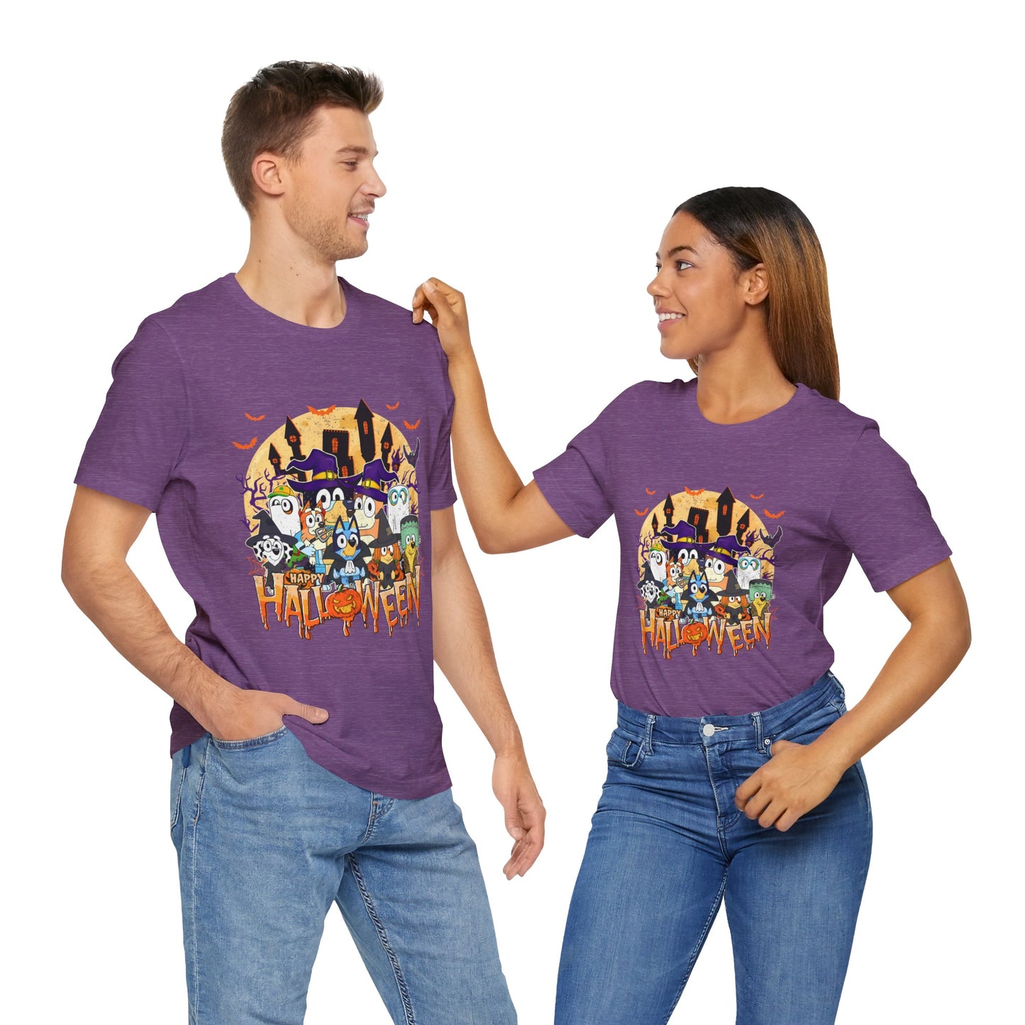 Happy Halloween Jersey Short Sleeve Tee