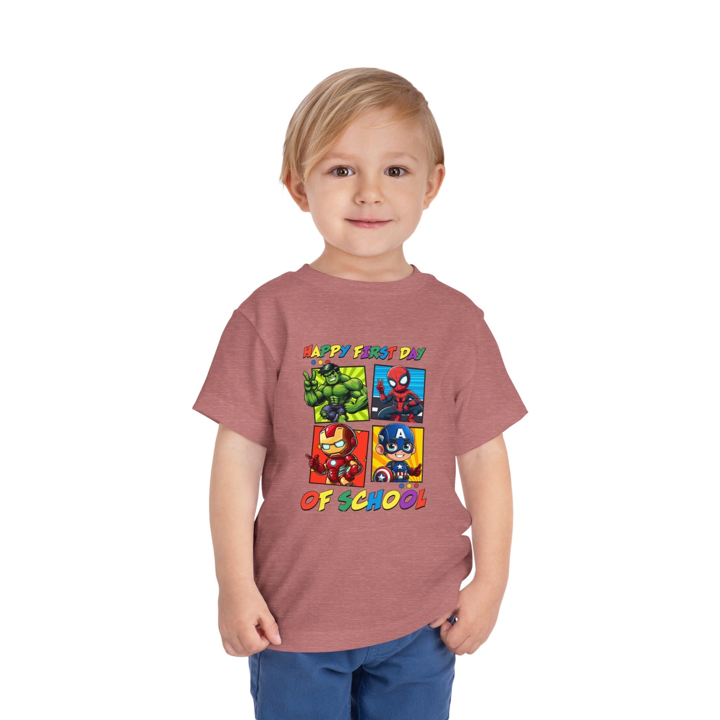 Happy First Day of School Toddler Short Sleeve Tee